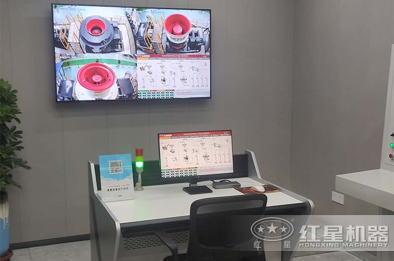圓錐破碎機中控系統在監控 圓錐破碎機中控系統在監控