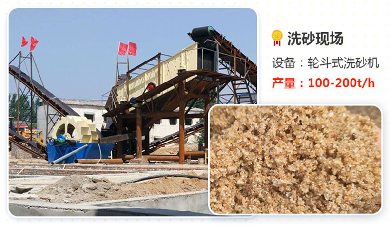 輪式洗砂機產量高、效果好